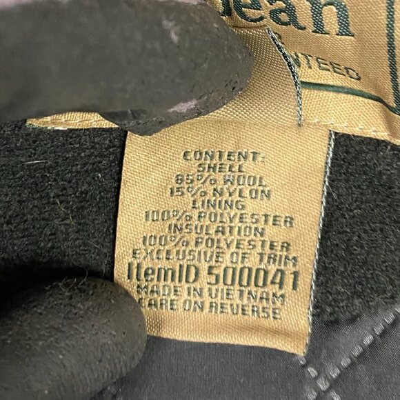 LL Bean Maine Guide Zip Front Jac-Shirt Primaloft Mens XXL Green Mackinaw Jacket - Picture 8 of 15